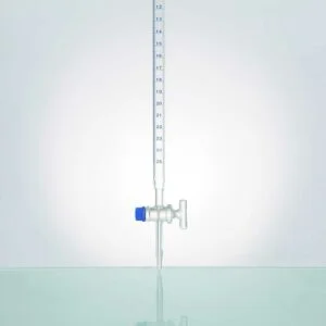 Burette, With Straight Bore PTFE Key Stopcock, Class B